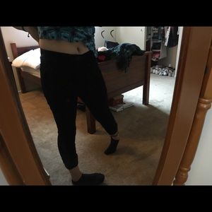 black corduroy jeans